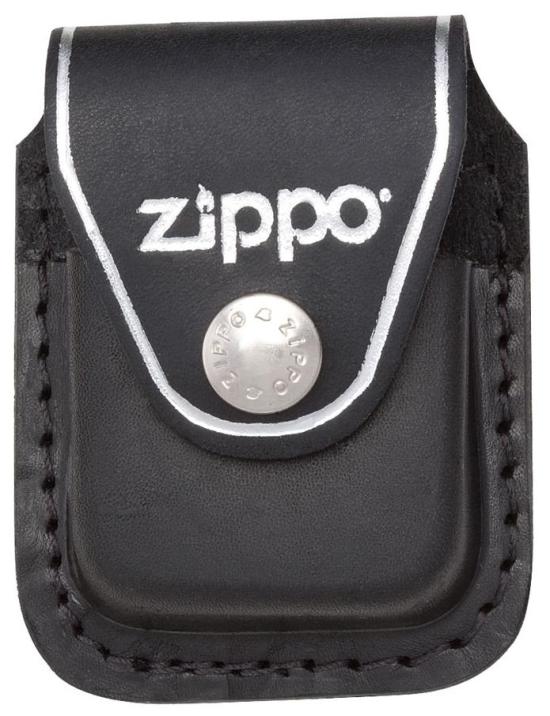 Etui skórzane Zippo z klipem czarne 17003