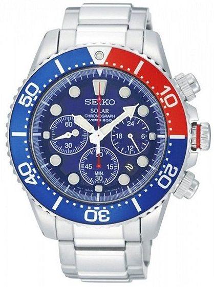 Zegarek Seiko Solar SSC019P1 Chrono