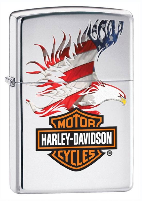 Zapalniczka Zippo Harley Davidson American Flag 22757