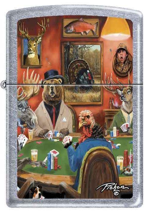 Zapalniczka Zippo Big Game Picken - Poker 28006