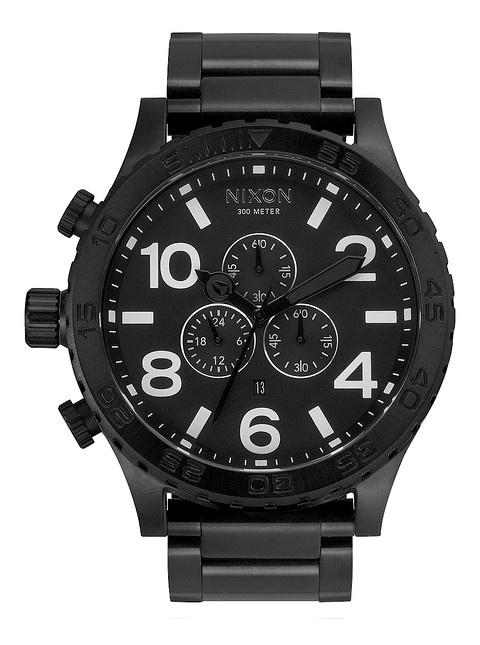 Zegarek Nixon 51-30 Chrono All Black A083 001