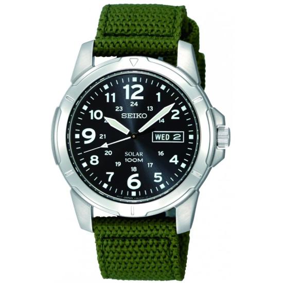 Zegarek Seiko SNE095P2 Solar Military