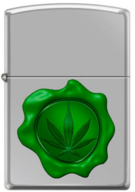 Zapalniczka Zippo Wax Seal Cannabis Leaf 4352