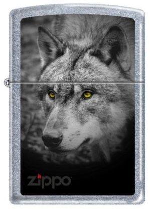 Zapalniczka Zippo Black And White Wolf 5179