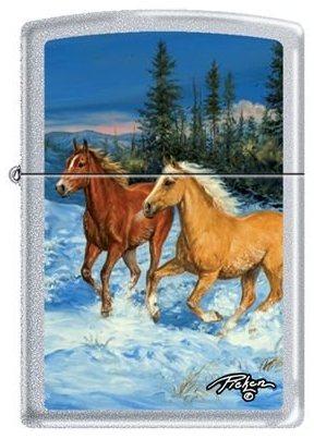 Zapalniczka Zippo Linda Picken Horses in Snow 0027