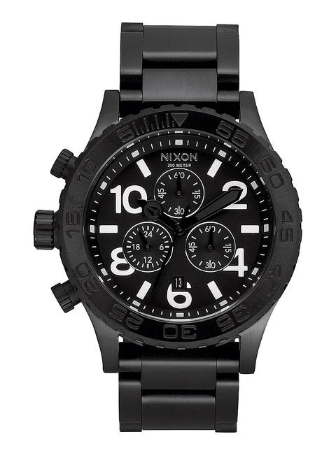 Zegarek Nixon 42-20 Chrono All Black A037 001