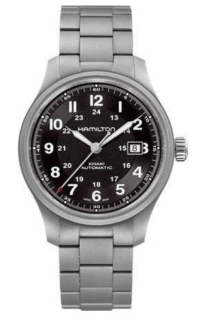 Zegarek Hamilton Field Titanium Auto H70565133 