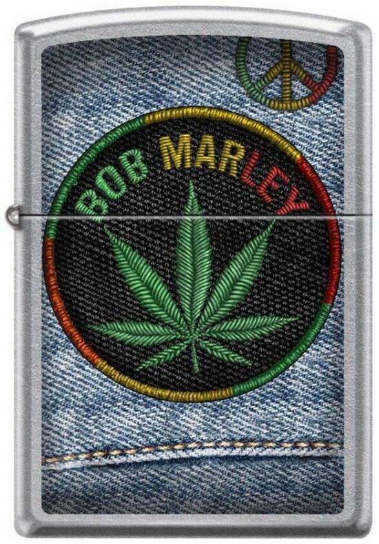 Zapalniczka Zippo Bob Marley Cannabis Leaf 7306