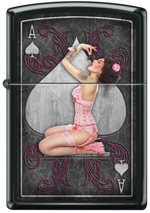 Zapalniczka Zippo Ace of Pink Pinup Girl 7949