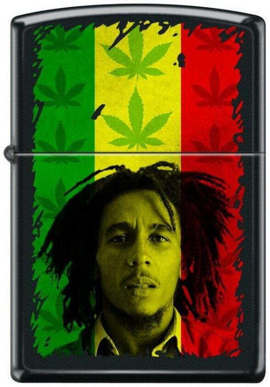 Zapalniczka Zippo Bob Marley Cannabis Leaf 7304