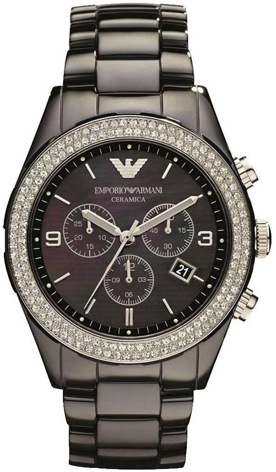 Zegarek Emporio Armani AR1455 Cermamice Chronograph