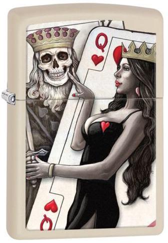 Zapalniczka Zippo Skull King and Queen Beauty 29393