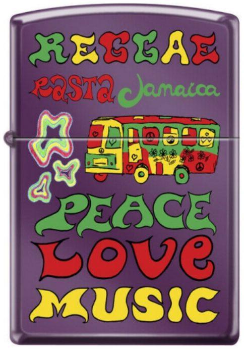 Zapalniczka Zippo Green Yellow Red Reggae 0031