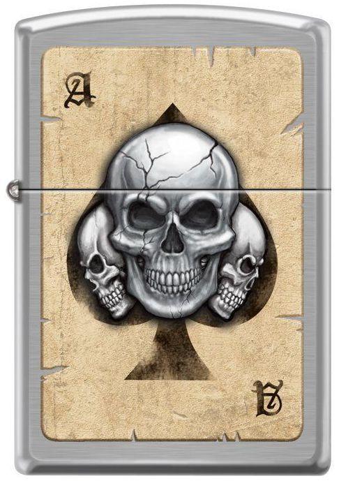 Zapalniczka Zippo Skulls Poker Card 1153
