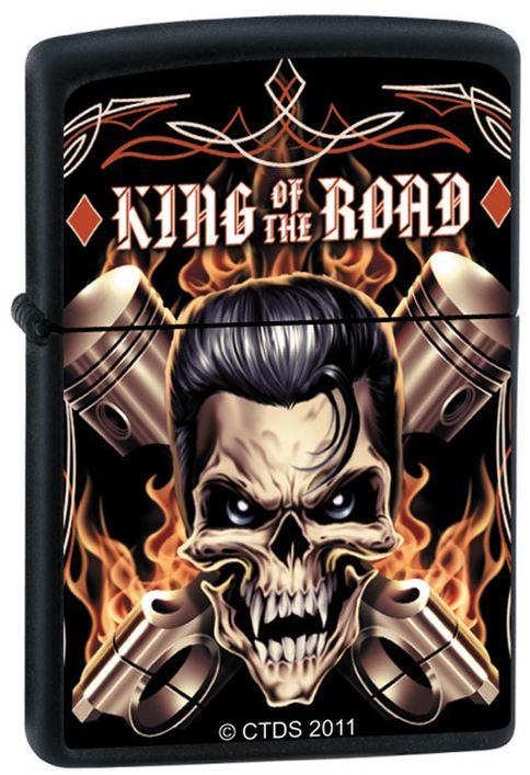 Zapalniczka Zippo Trevco King of The Road Skull 7482