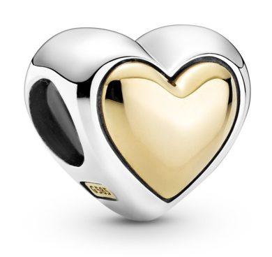 Koralik Pandora Golden Heart 799415C00