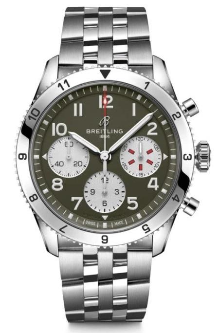 Zegarek Breitling Classic AVI Chronograph 42 Curtiss Warhawk A233802A1L1A1 Zegarek Breitling Classic AVI Chronograph 42 Curtiss Warhawk A233802A1L1A1