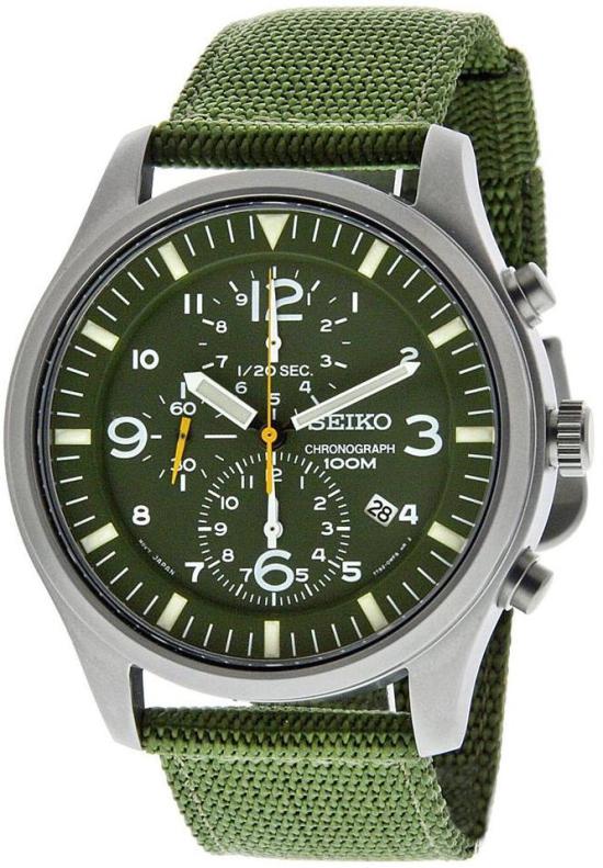 Zegarek Seiko Chronograph SNDA27P1 Military