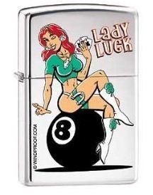 Zapalniczka Zippo Lady Luck Eight Ball 9196
