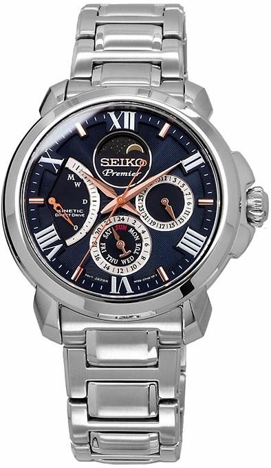 Zegarek Seiko SRX017P1 Premier Kinetic Moonphase