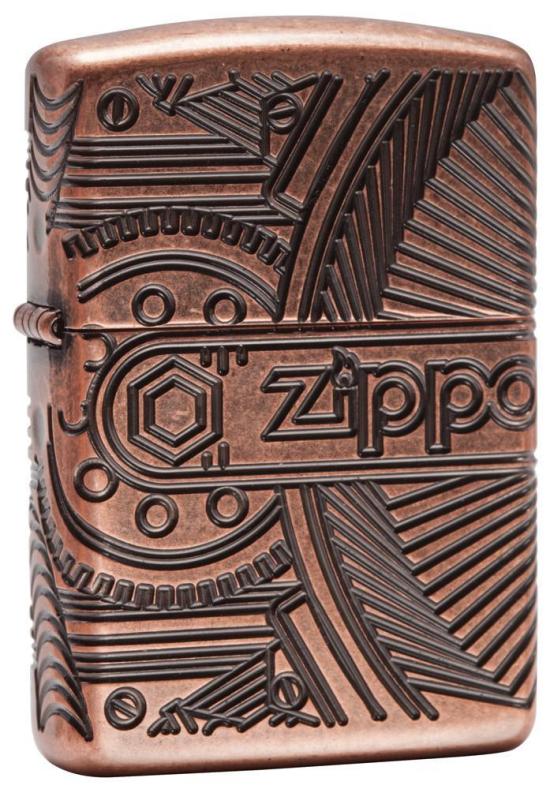 Zapalniczka Zippo 29523 Gear Antique Copper Armor