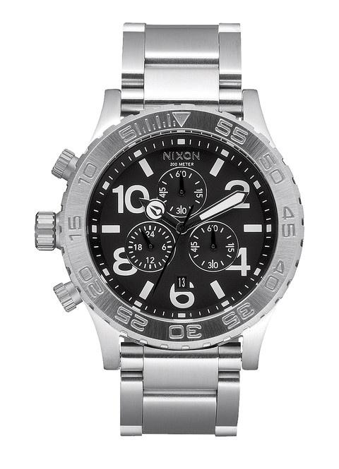 Zegarek Nixon 42-20 Chrono Black A037 000