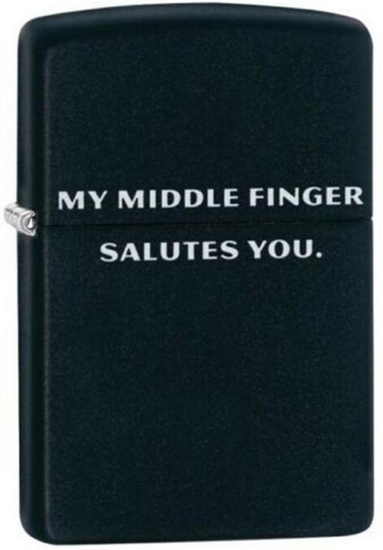 Zapalniczka Zippo Middle Finger Salutes You 29867