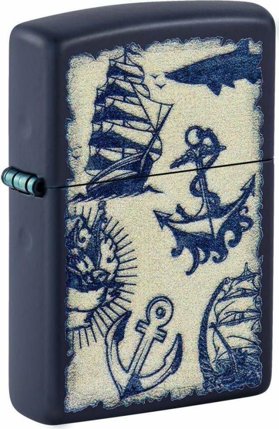 Zapalniczka Zippo Nautical Anchor and Ship Design 49774