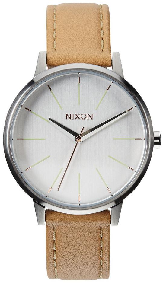 Zegarek Nixon Kensington Leather Natural Silver A108 1603