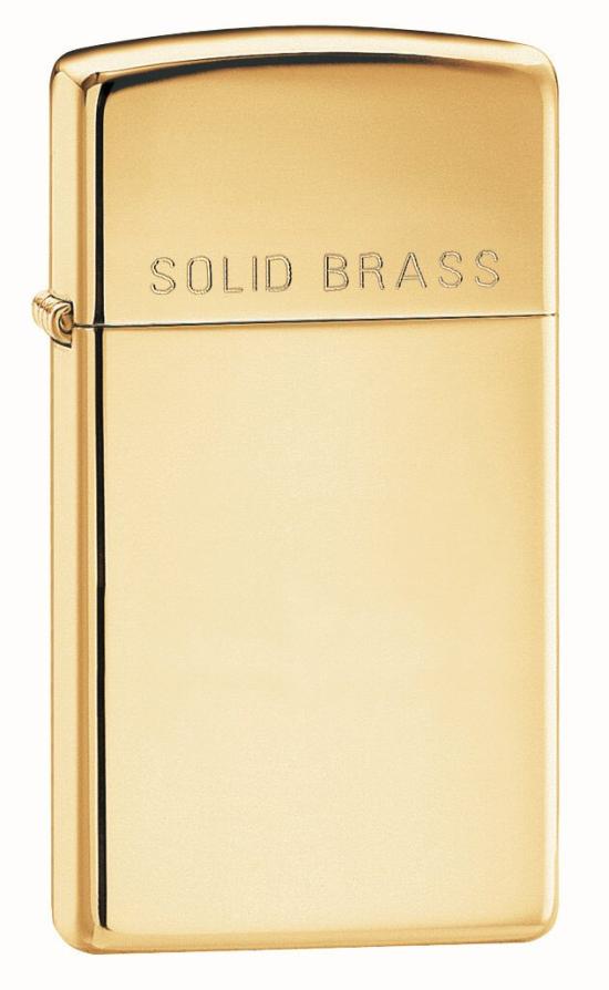 Zapalniczka Zippo Solid Brass Slim 1654