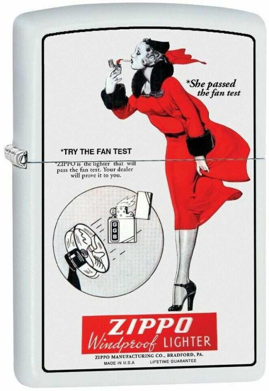 Zapalniczka Zippo Windy Varga Fan Test 1704