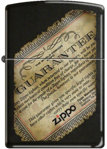 Zapalniczka Zippo Lifetime Guarantee 9210