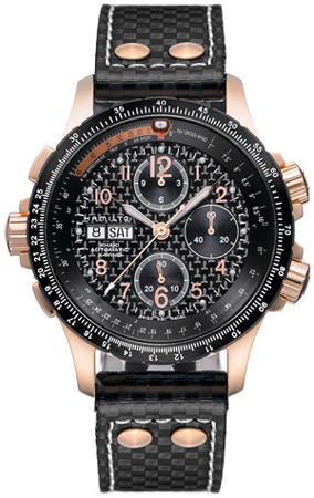Zegarek Hamilton Khaki X-Wind Automatic Gold Rose H77696793