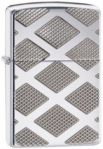 Zapalniczka Zippo Carved Chrome Diamonds 22893
